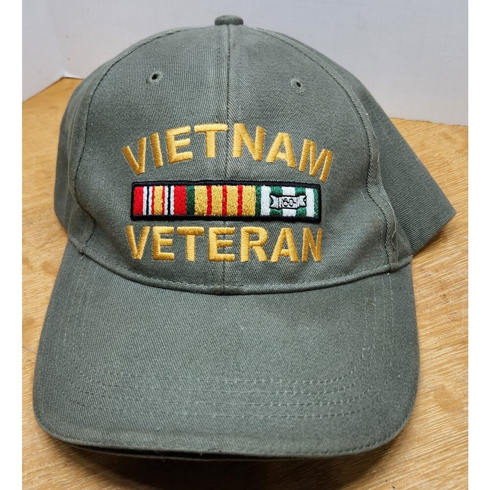 Lot Vietnam Veteran Embroidered‎ Baseball Cap Hat Strap Back